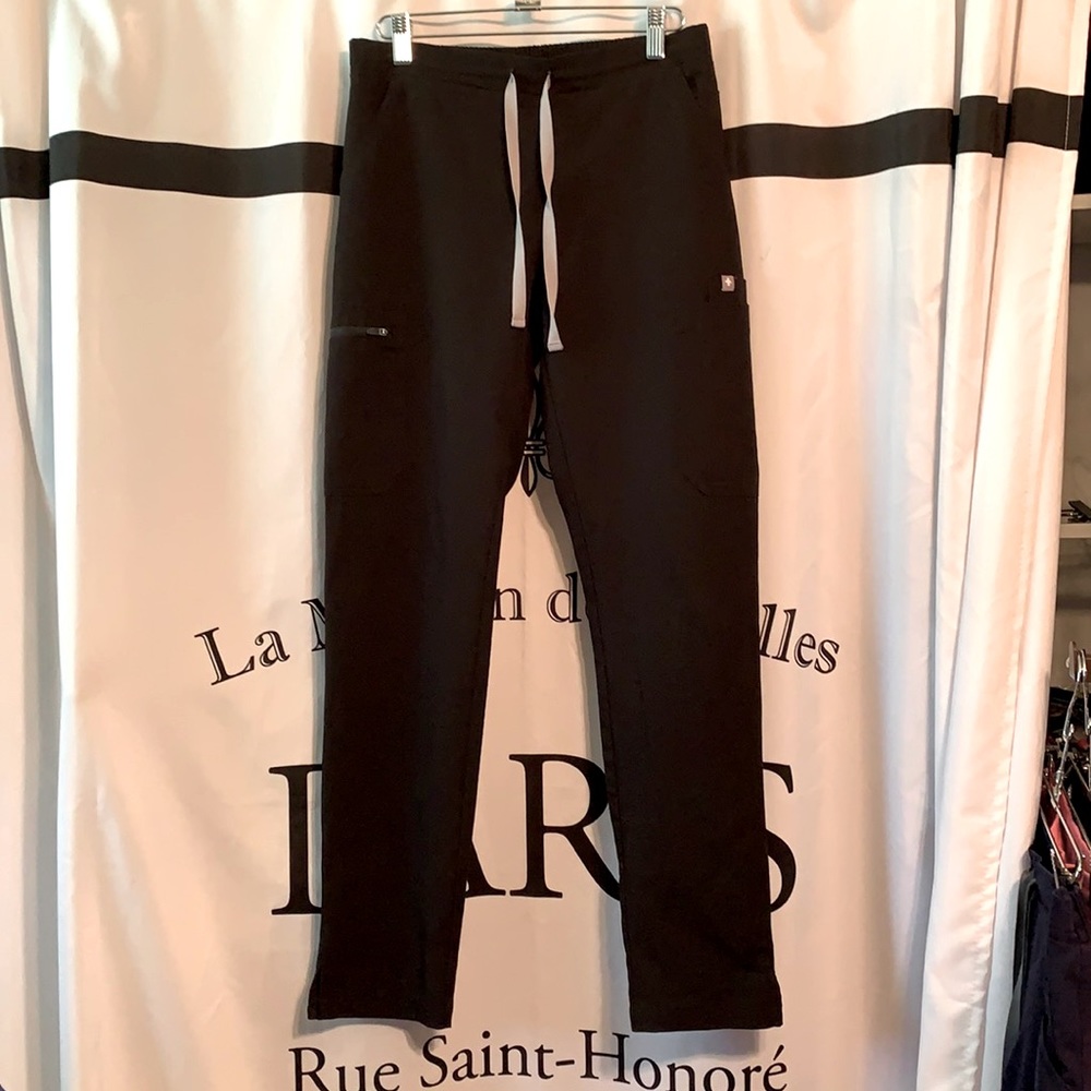 FIGS Black Yola Skinny Scrub Pants Only XS